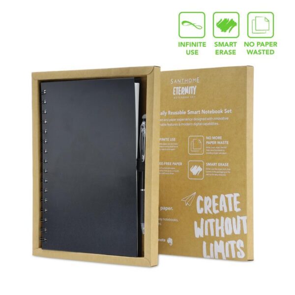 ® Eternity - The Reusable Notebook & Pen Set - Black