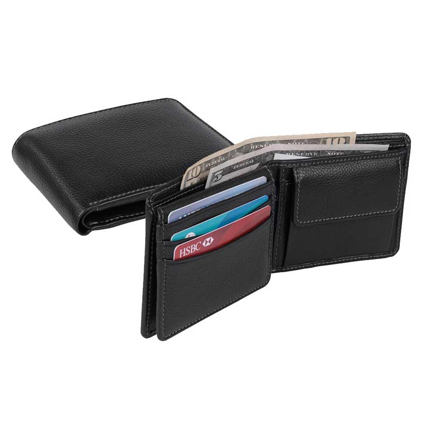 TOLUCA -  Men's Wallet In Genuine Leather (Anti-microbial)