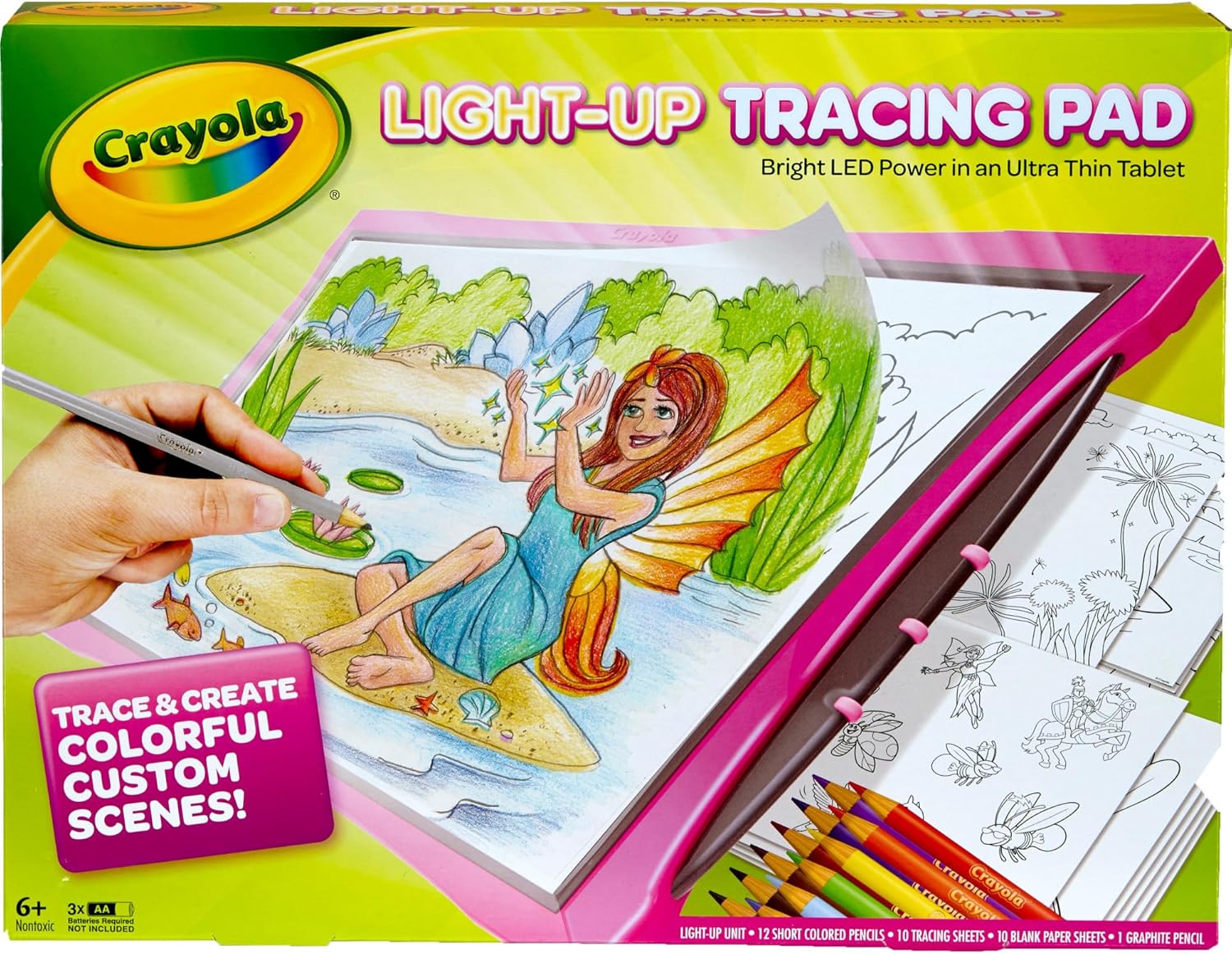 Crayola Light Up Tracing Pad Pink,, Toys