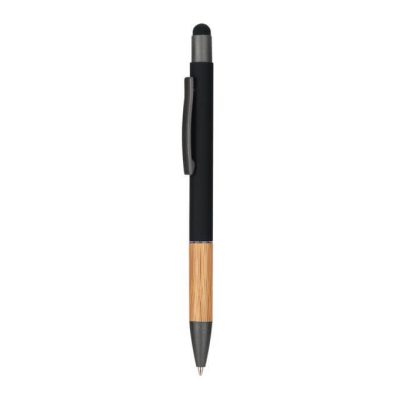 AYTOS - Metal Stylus Pen with Bamboo Grip - Black