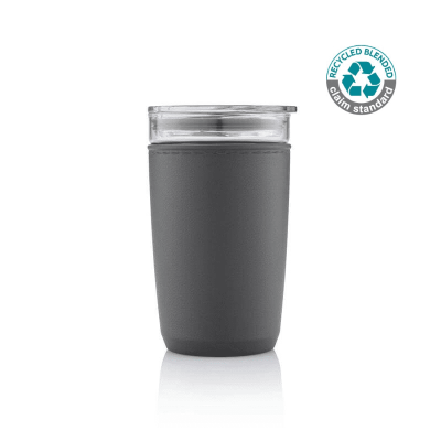 CERRA - Hans Larsen Premium Glass Tumbler with Recycled Protective Sleeve - Black (1)