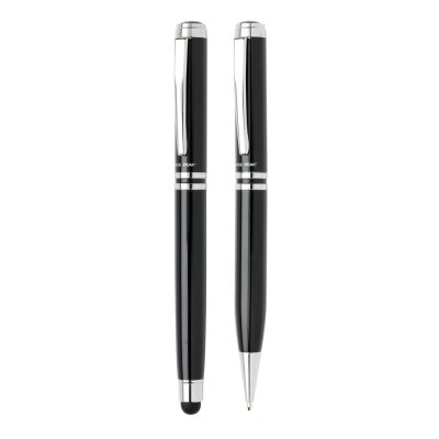 DUSCO SET - Swiss Peak Executive Pen Set - Black_Silver
