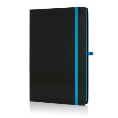 SUKH - SANTHOME A5 Hardcover Ruled Notebook Black-Blue (2)